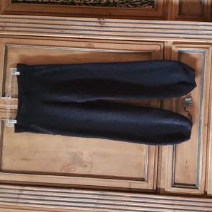 SKIMS COZY KNIT BOUCLE PANT ONYX BLACK HIGH WAISTED ULTIMATE LOUNGE-WARE L/XL